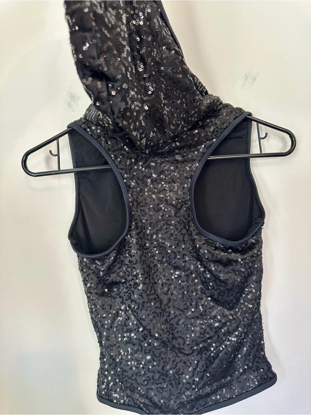 Weissman Black Sequin Vest with Black & White Checker Pants Jazz Hip Hop Dance